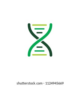 Dna Science Logo Icon Design Stock Vector (Royalty Free) 1124945669 ...