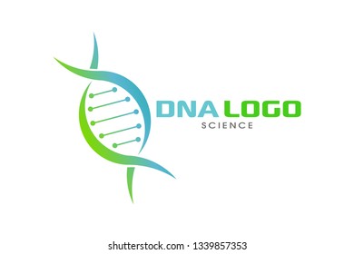 DNA science Logo illustration