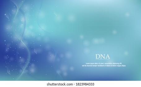 DNA sequence, DNA code structure.  Medical science concept. Nano technology. Genetic biotechnology,  biochemistry, gene cell concept.