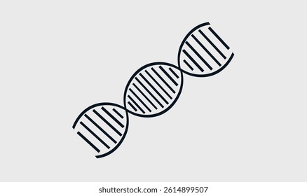 DNA sign vector illustration for use.