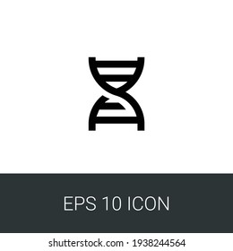 DNA simple eps 10 icon