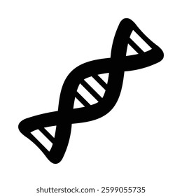 DNA solid icon illustration. Perfect for website mobile app presentation. Suitable for any user interface and user experience