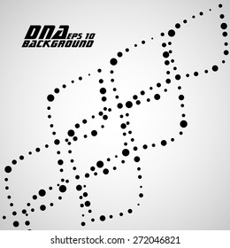 Dna spiral. Abstract background. Vector illustration. Eps10