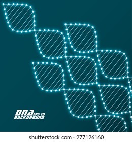 Dna spiral. Abstract background. Vector illustration. Eps10