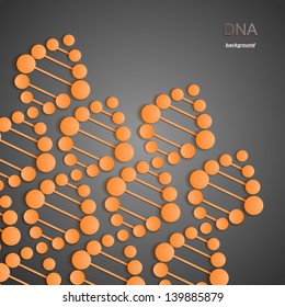 DNA spiral background