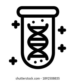 dna spiral icon or logo isolated sign symbol vector illustration - high quality black style vector icons
