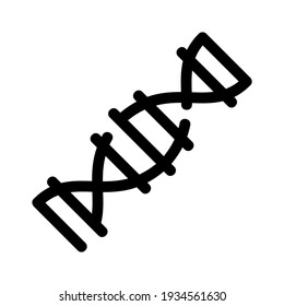 dna spiral icon or logo isolated sign symbol vector illustration - high quality black style vector icons

