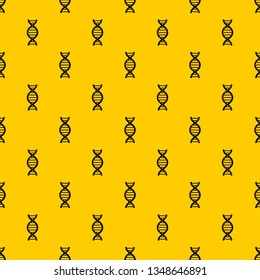DNA spiral pattern seamless vector repeat geometric yellow for any design