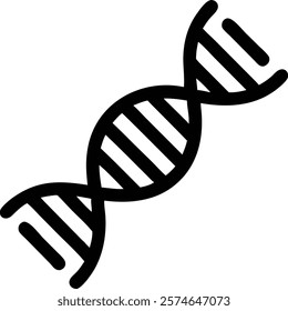 DNA Strand Icon - Double Helix DNA Strand Glowing Vector Illustration.dna, doublehelix, helix, glowing, vector, dnaicon, strand, molecule, science, biotechnology, genetics, biology, genetic, 