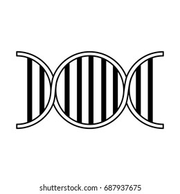 dna strand icon image 