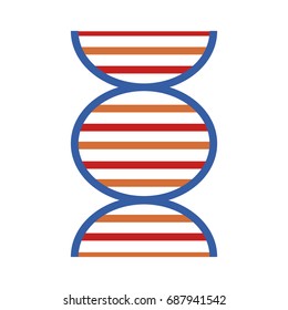 dna strand icon image 