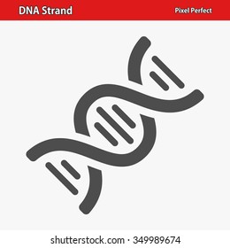 DNA Strand Icon. Professional, pixel perfect icons optimized for both large and small resolutions. EPS 8 format.