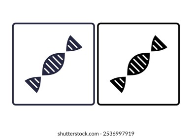 DNA strand icon. Related to biologic. suitable for web site, app, user interfaces. solid icon style