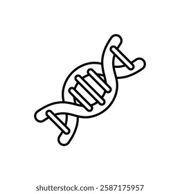 DNA Strand icon vector stock illustration