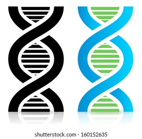 DNA strand icons