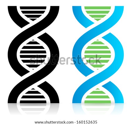 DNA strand icons