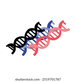 DNA Strand Illustration: Genetic Code of Life