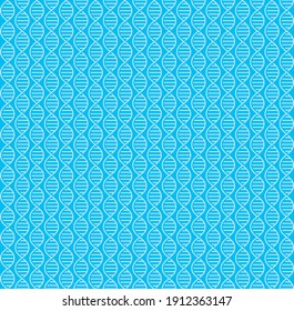 DNA strands. Simple seamless vector pattern