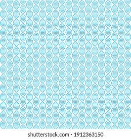 DNA strands. Simple seamless vector pattern