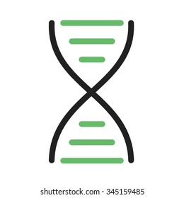 DNA, structure, biology icon vector image.Can also be used for education and science. Suitable for web apps, mobile apps and print media.