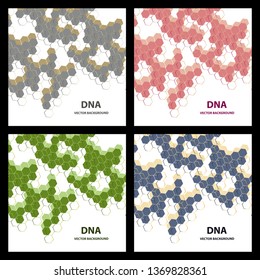 DNA structure double helix on white background. Nucleotide, Phosphate, Sugar, and bases. education vector info graphic.Adenine, Thymine, Guanine, Cytosine.