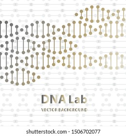 DNA structure double helix on white background. Nucleotide, Phosphate, Sugar, and bases. education vector info graphic.Adenine, Thymine, Guanine, Cytosine.