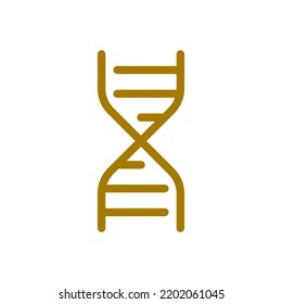 Estructura de ADN icono ui de color plano. Curso de biología. Exploración genética. Clase de ciencia. Modelización. Elemento simple relleno para la aplicación móvil. Pictograma sólido colorido. Ilustración RGB aislada por vectores