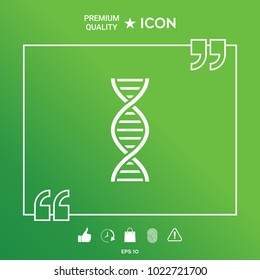 DNA symbol icon