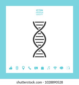 DNA symbol icon