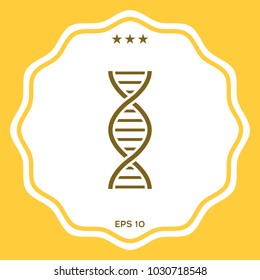 DNA symbol icon