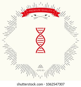 DNA symbol icon