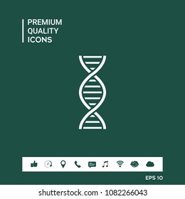 DNA symbol icon