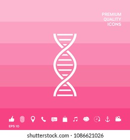 DNA symbol icon