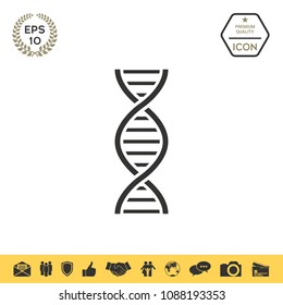 DNA symbol icon