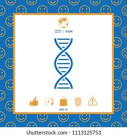 DNA symbol icon