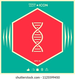 DNA symbol icon