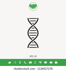 DNA symbol icon