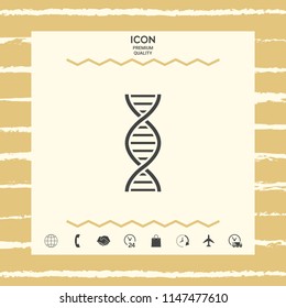 DNA symbol icon