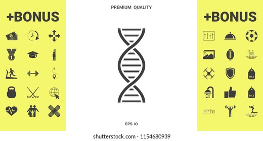 DNA symbol icon