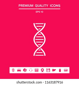 DNA symbol icon