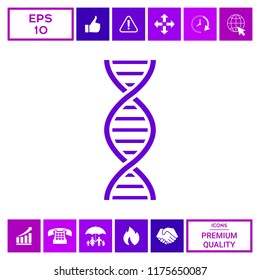 DNA symbol icon