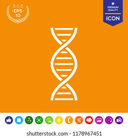 DNA symbol icon