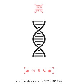 DNA symbol icon
