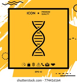 DNA symbol icon