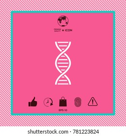 DNA symbol icon
