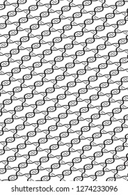 dna symbol pattern, dna background vector illustration