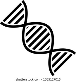 DNA symbol, Vector illustration, DNA icon concept of medical science