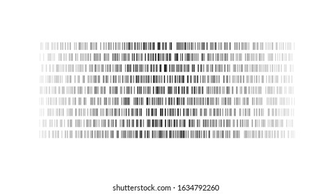 DNA Test, Barcoding, Genom Map, - Vector Graphic Element