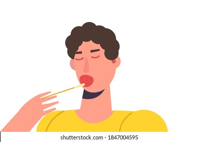DNA test, Genetic testing, Lab research concept. Vector flat illustration