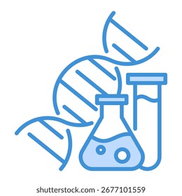 Elemento De Icono De Prueba De Adn Para Diseño